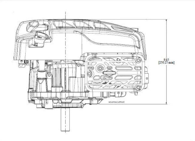 Briggs & Stratton Vertical Engine 7/8" x 13/16" HF #125P02-0085