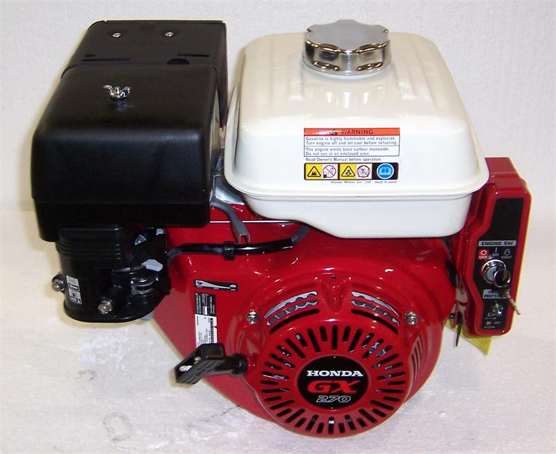 Honda Horizontal Engine 8.5 Net HP OHV ES 1" x 3-1/2" #GX270-PAE2