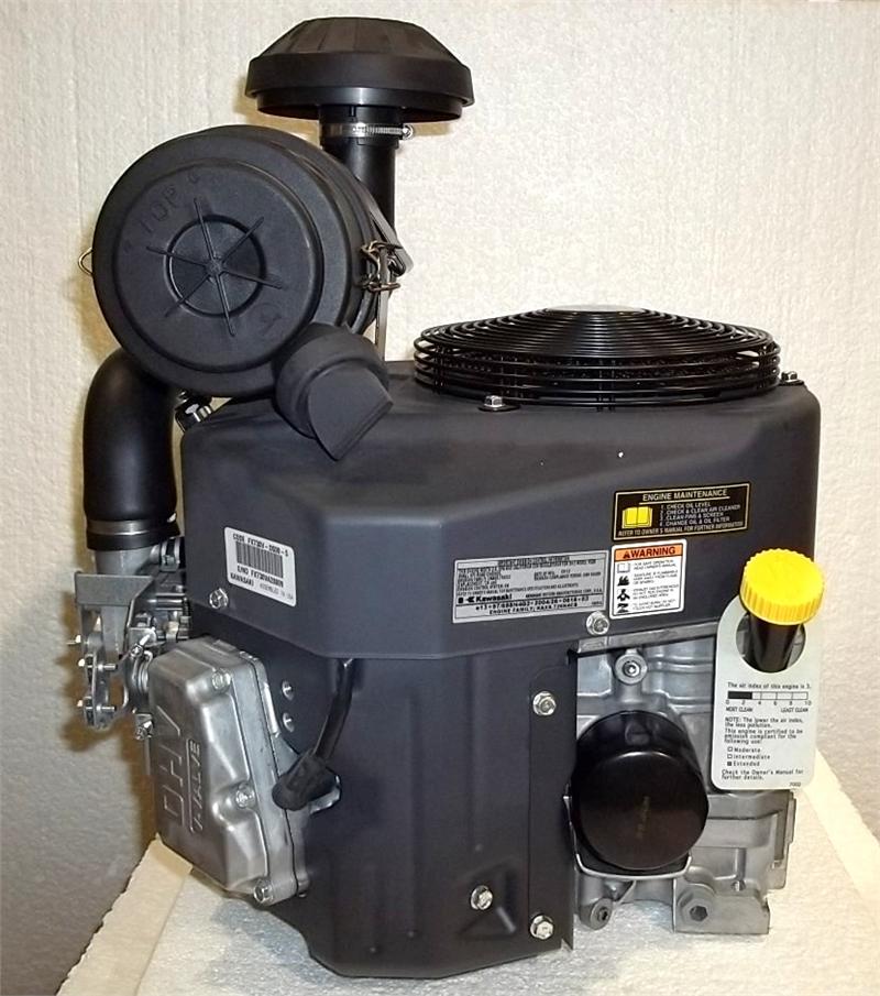 Kawasaki Vertical 23.5 HP 726cc V-Twin Engine ES 15amp 1-1/8" x 4-5/16" #FX730V-CR00