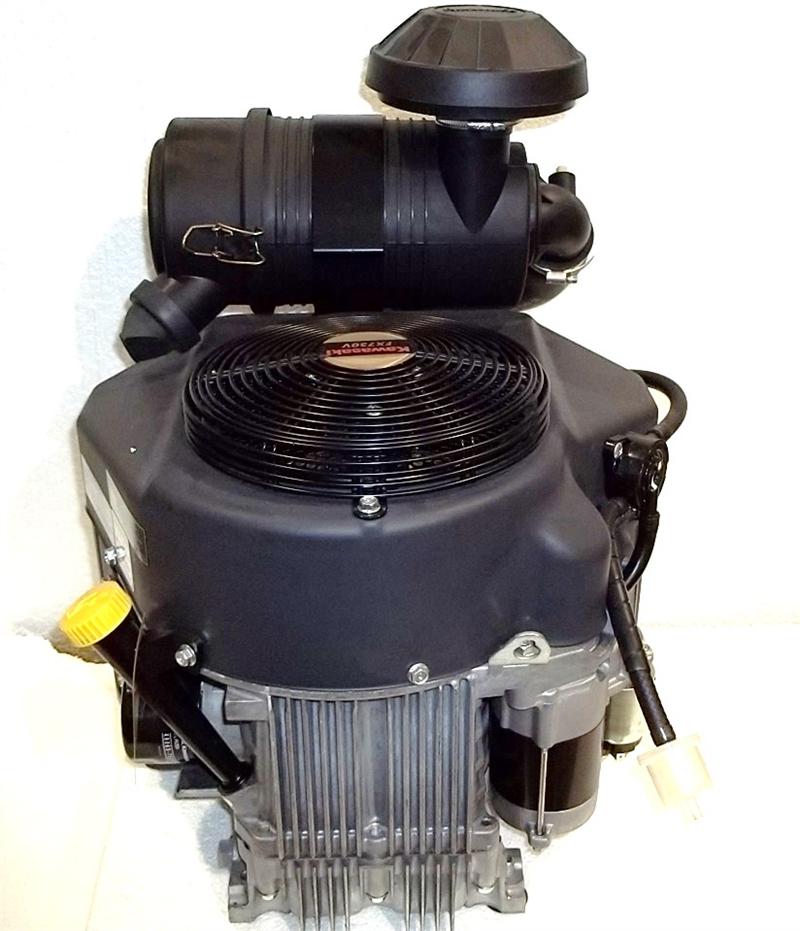 Kawasaki Vertical 23.5 HP 726cc V-Twin Engine ES 15amp 1-1/8" x 4-5/16" #FX730V-CR00