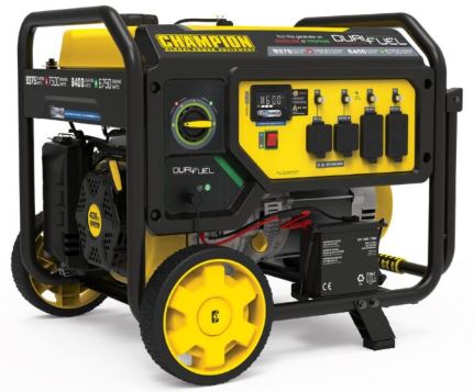 Champion 201281 7500W Electric Start Dual Fuel Generator