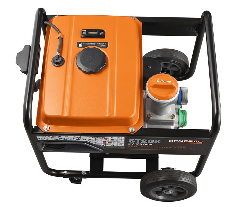 Generac 2" Semi-Trash Water Pump 158GPM 208cc OHV Engine #7733