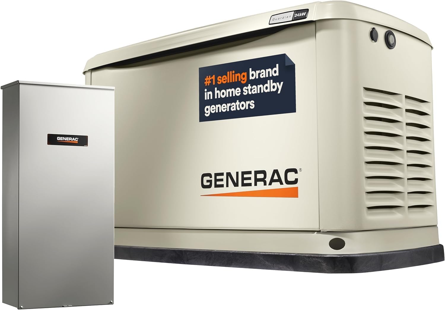 Generac Guardian 24kW Standby Generator w/200 amp Transfer Switch #7210