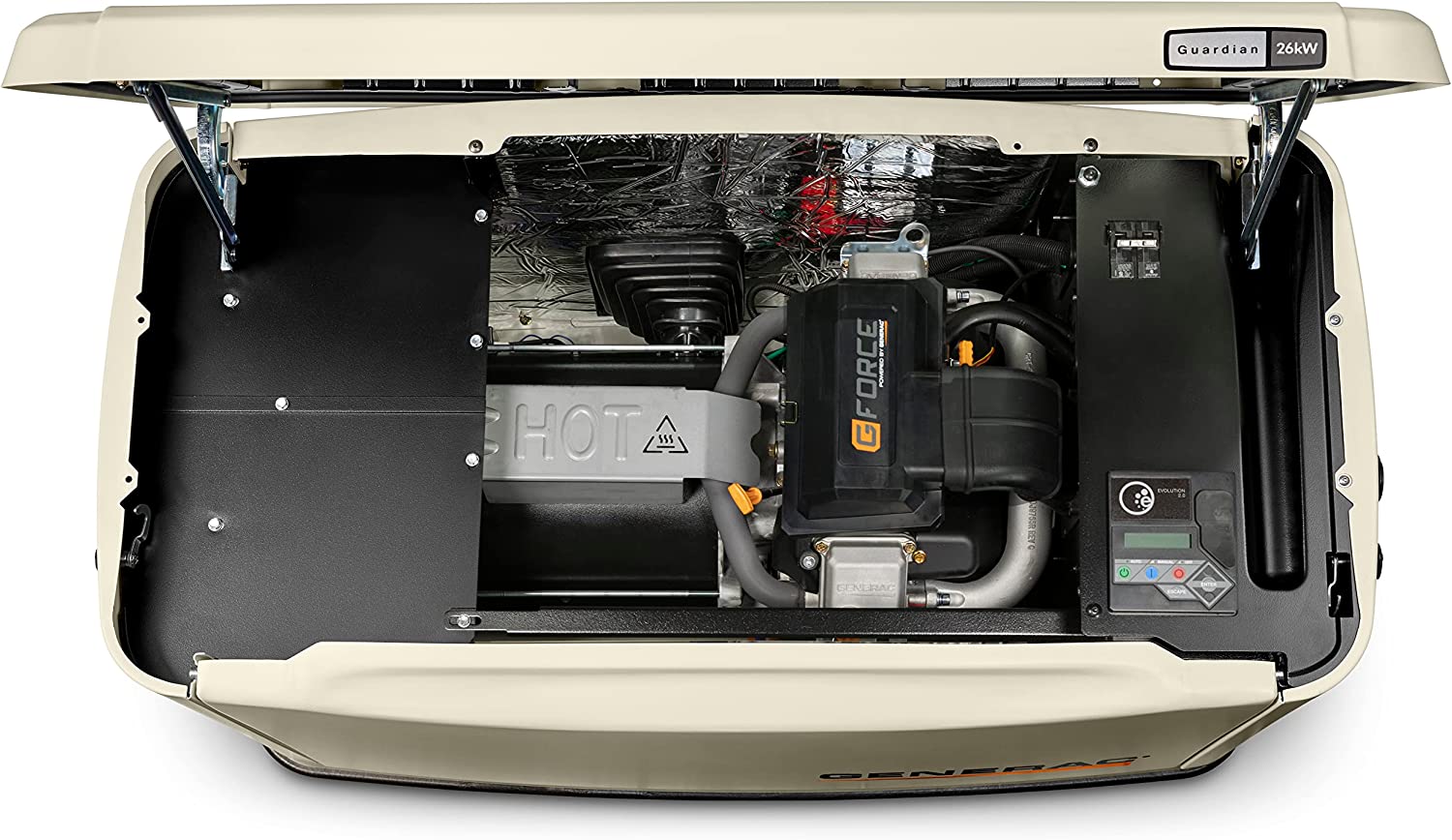 Generac Guardian 26kW Standby Generator w/200 amp Transfer Switch 7291