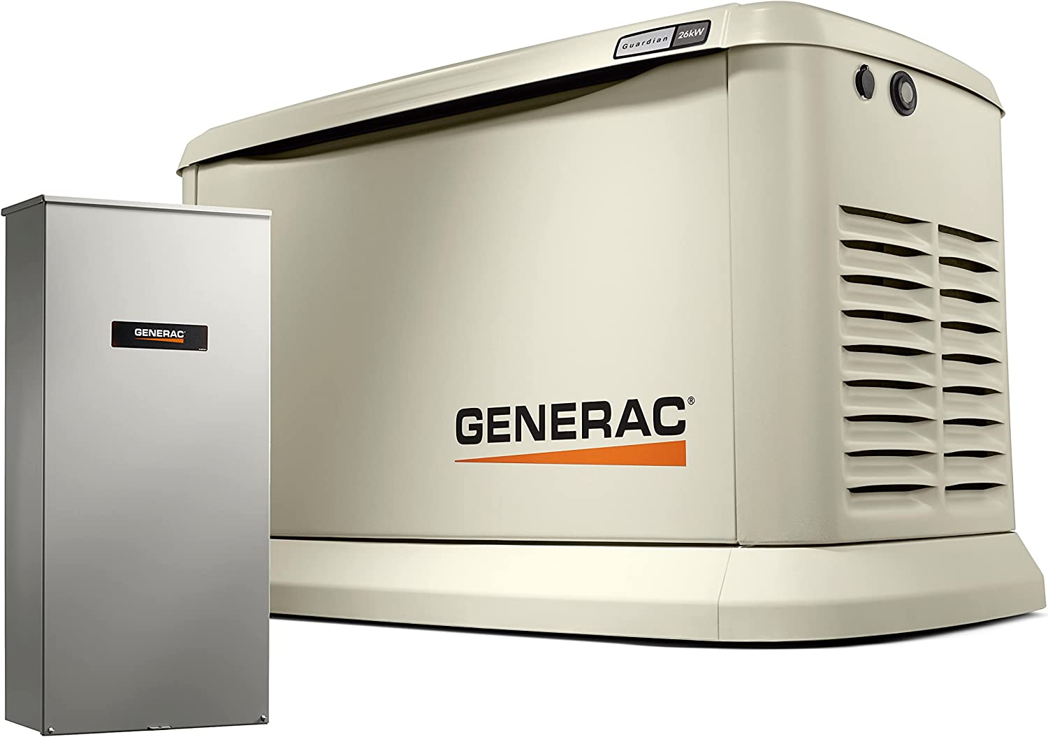 Generac Guardian 26kW Standby Generator w/200 amp Transfer Switch 7291