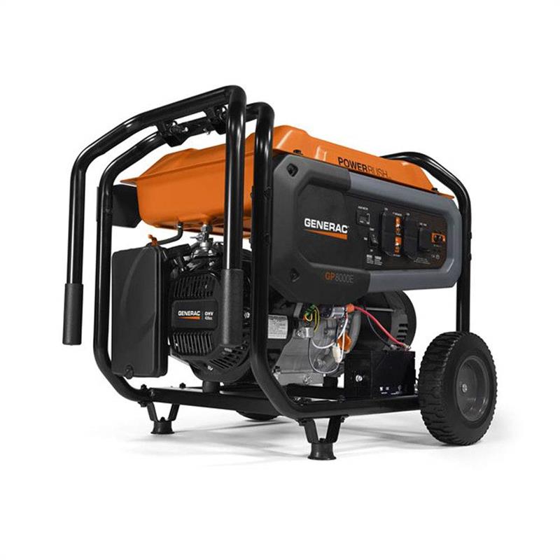 Generac 7686 GP8000E Portable Gas Generator (Factory Reconditioned)