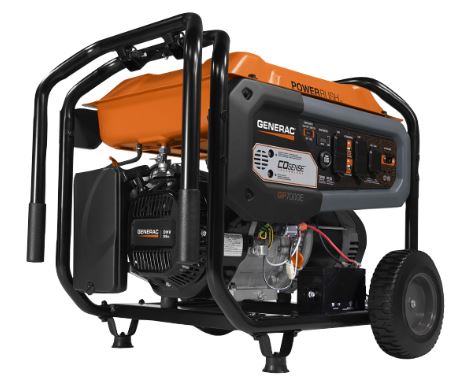 Generac 7710 GP7000E 7000 Watt 389cc Portable Electric Start Generator w/ Storm Cord