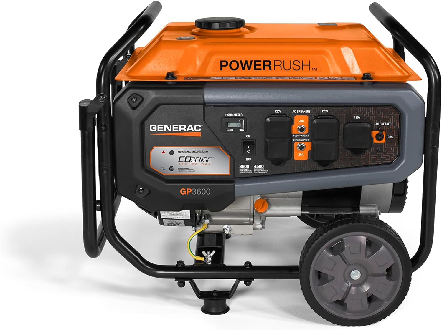 Generac 7721 GP3600 Gas Portable Generator with COSense Technology