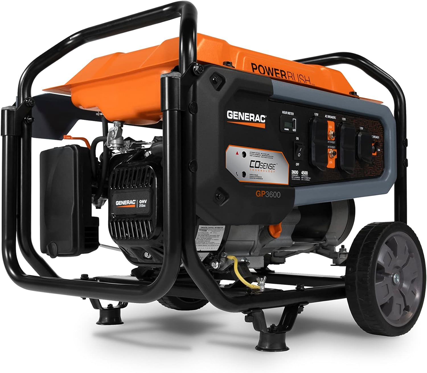 Generac 7721 GP3600 Gas Portable Generator with COSense Technology