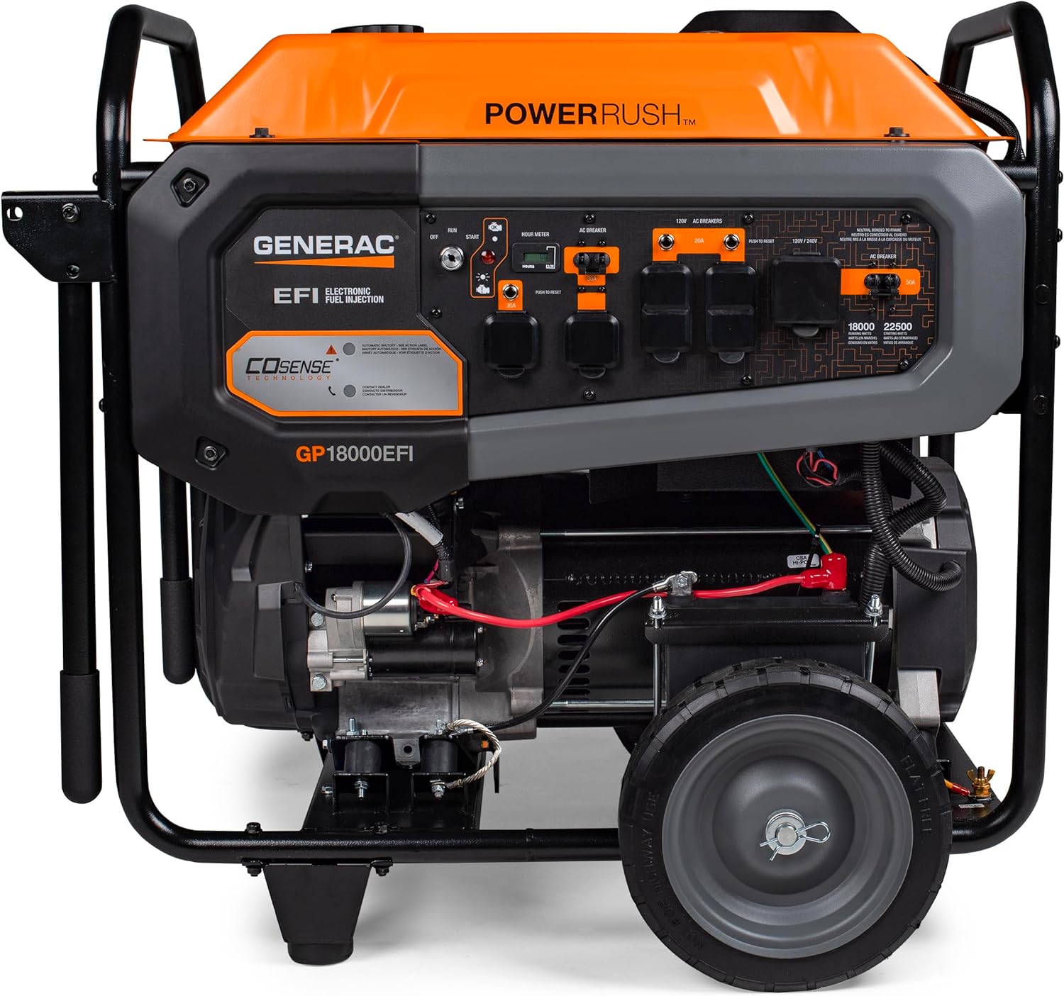 Generac 8917 GP18000EFI 816cc EFI 18,000 Watt Gas Powered Portable Generator