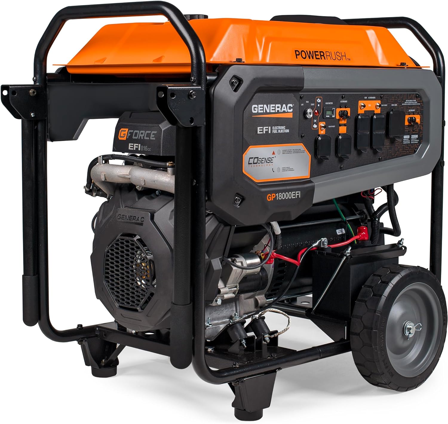 Generac 8917 GP18000EFI 816cc EFI 18,000 Watt Gas Powered Portable Generator