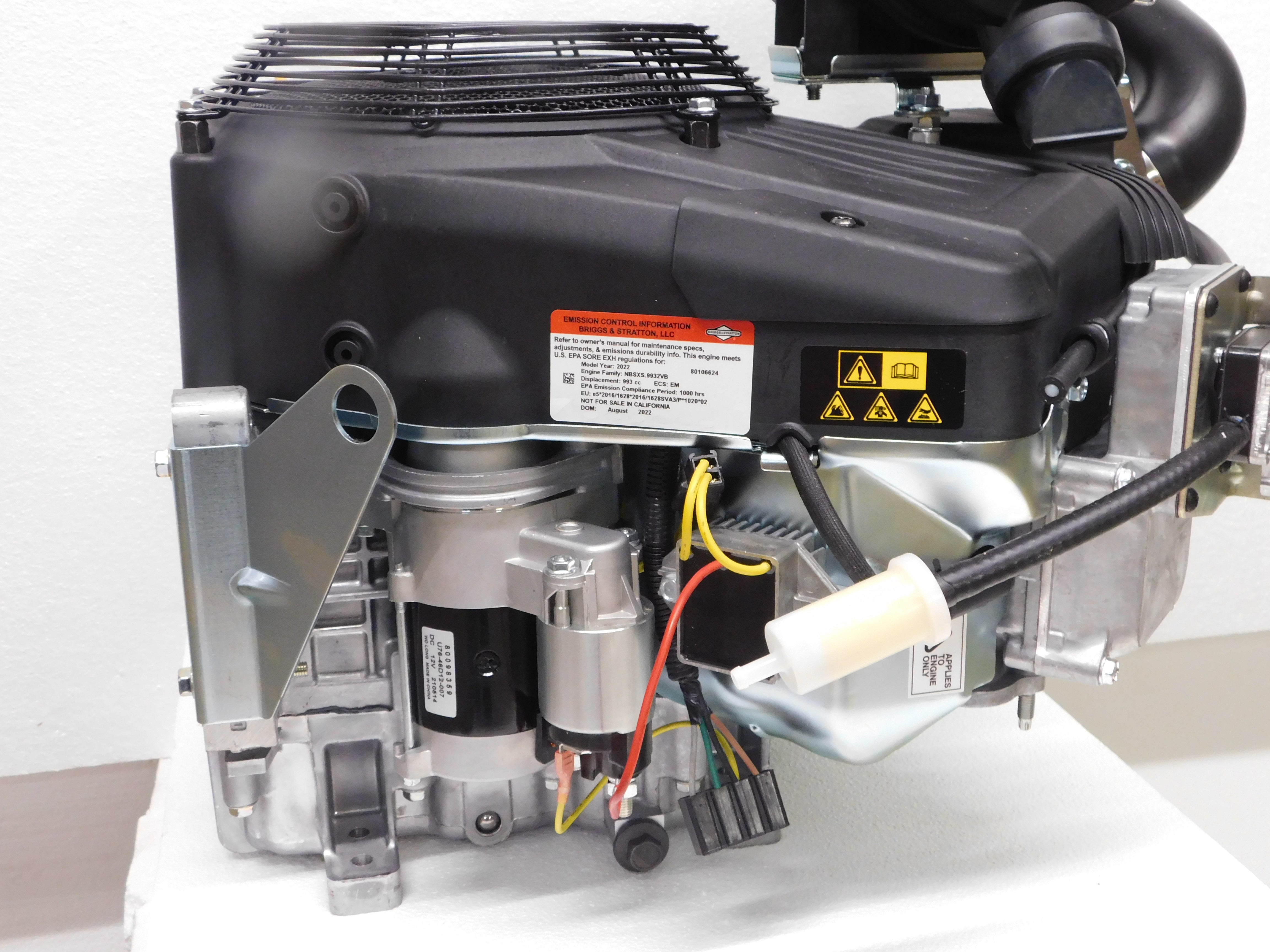 Briggs & Stratton Vertical Engine 36 HP Vanguard OHV Big Block 1-1/8" x 4-1/2" #613777-0014