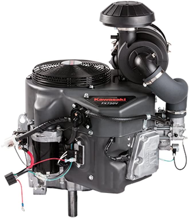 Kawasaki Vertical 23.5 HP 726cc V-Twin Engine ES 15amp 1-1/8" x 4-5/16" #FX730V-CR00