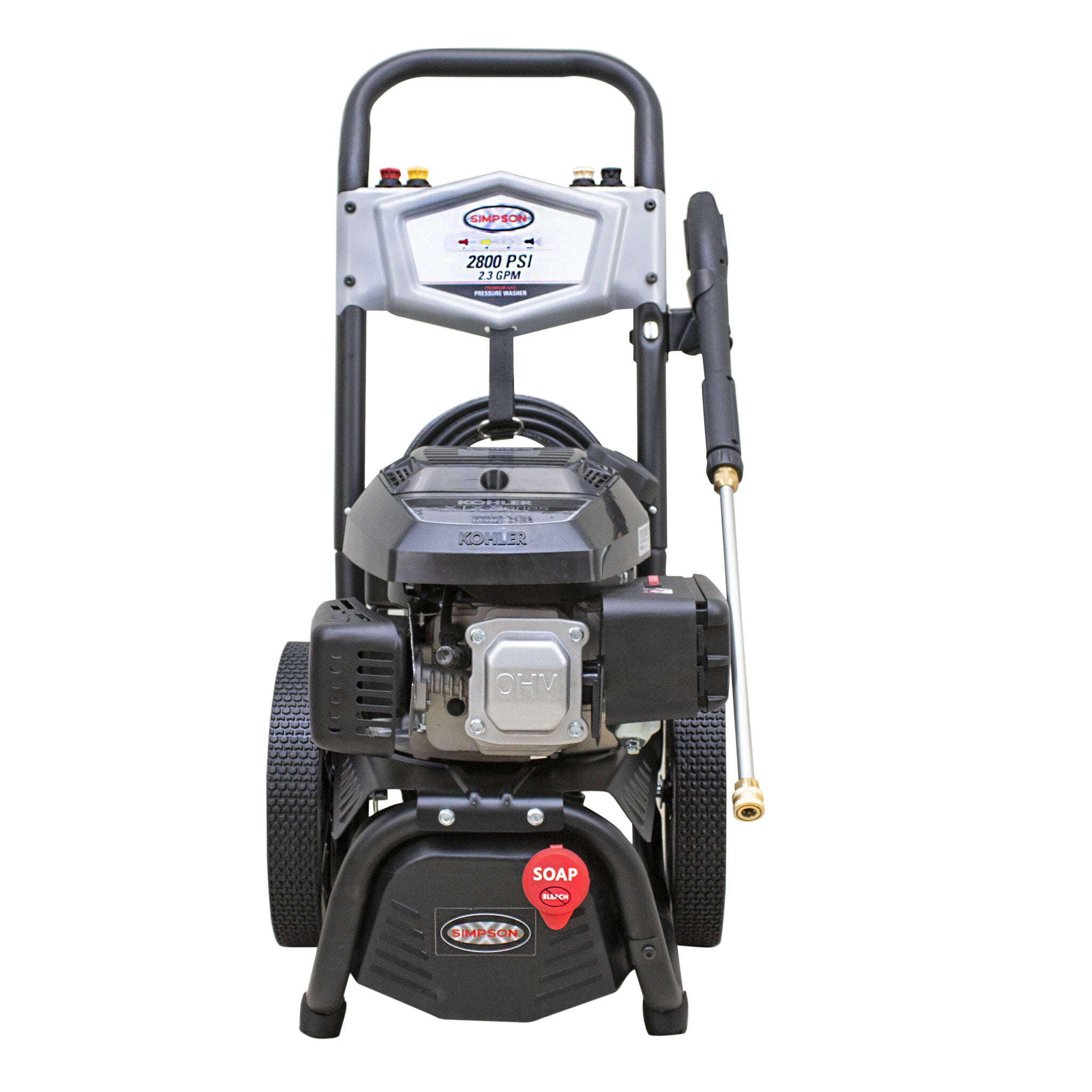 Simpson Megashot MS61114 2800-PSI Gas Pressure Washer with Kohler XTX675 OHV Engine