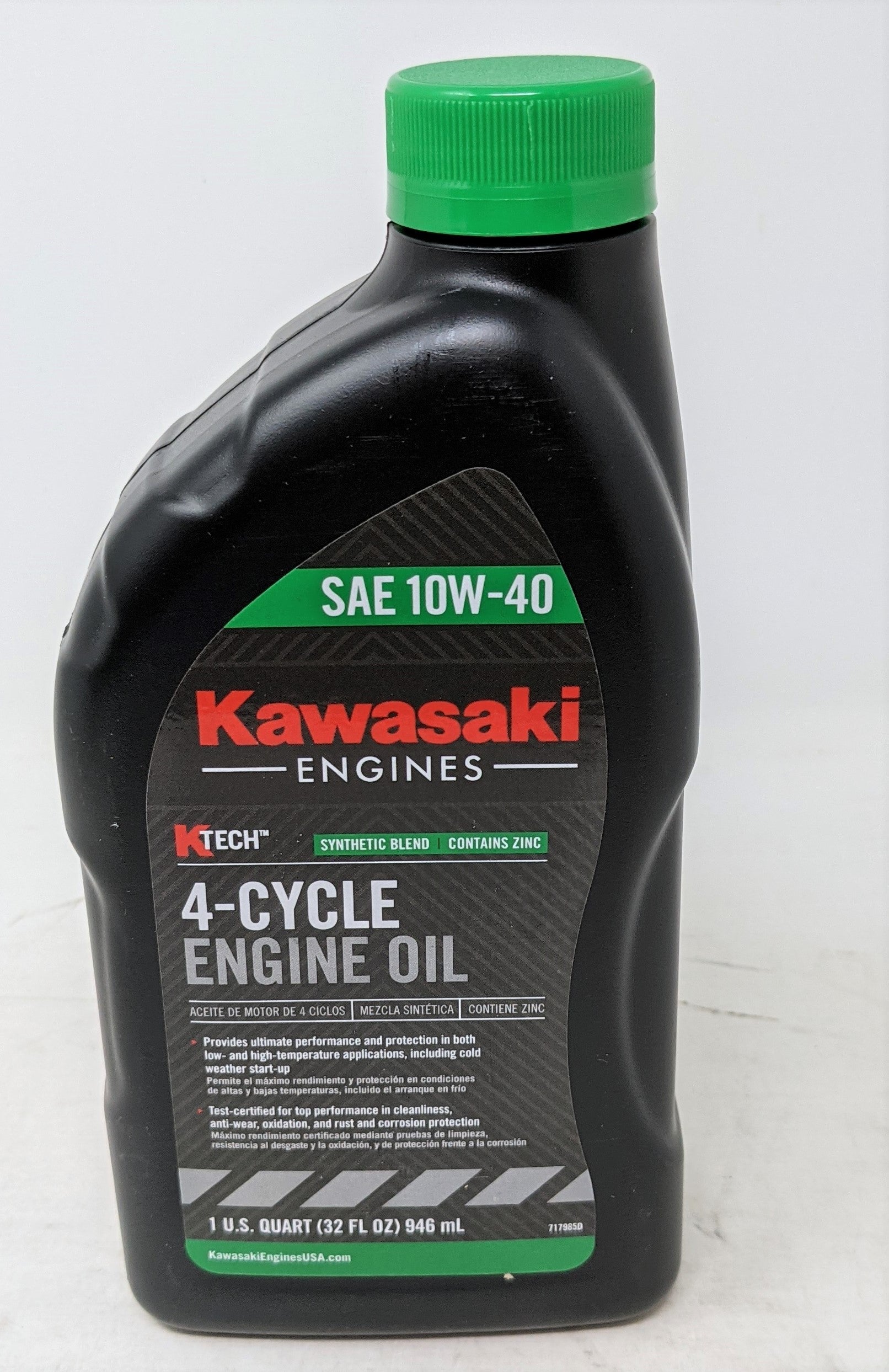 Kawasaki K-Tech SAE 10W-40 Engine Oil Quart #99969-6296