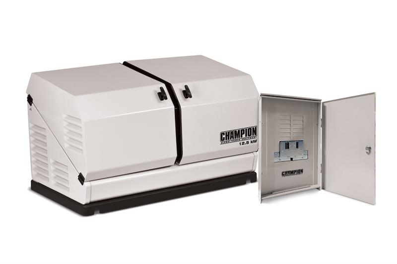 Champion 12.5KW 717cc Standby Generator w/ 100amp Transfer Switch #100179