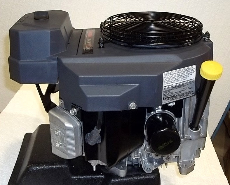 Kawasaki Vertical 15 HP KAI V-Twin OHV Engine ES 13amp 1" x 3-5/32" #FH430V-DS23