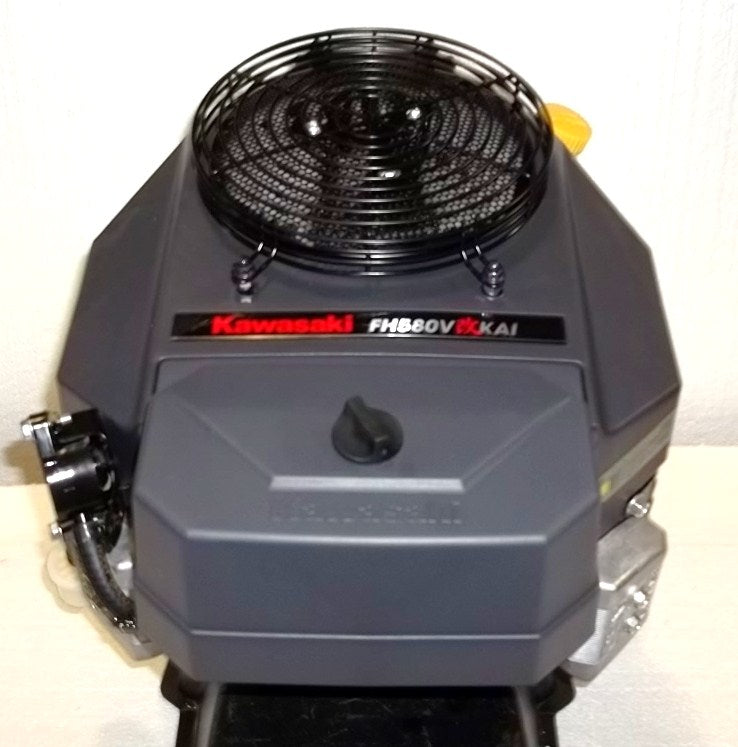 Kawasaki Vertical 19 HP V-Twin OHV KAI Engine ES 15amp 1" x 3-5/32" #FH580V-GS20