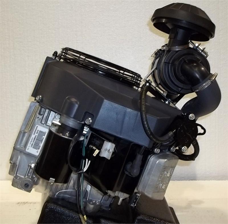 Kawasaki Vertical 19 HP V-Twin KAI OHV Engine ES 13amp 1-1/8" x 3.94" #FH580V-GS35