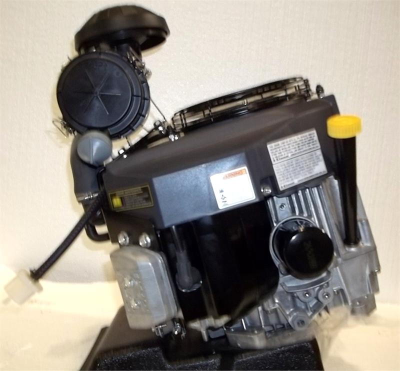 Kawasaki Vertical 19 HP V-Twin KAI OHV Engine ES 13amp 1-1/8" x 3.94" #FH580V-GS35