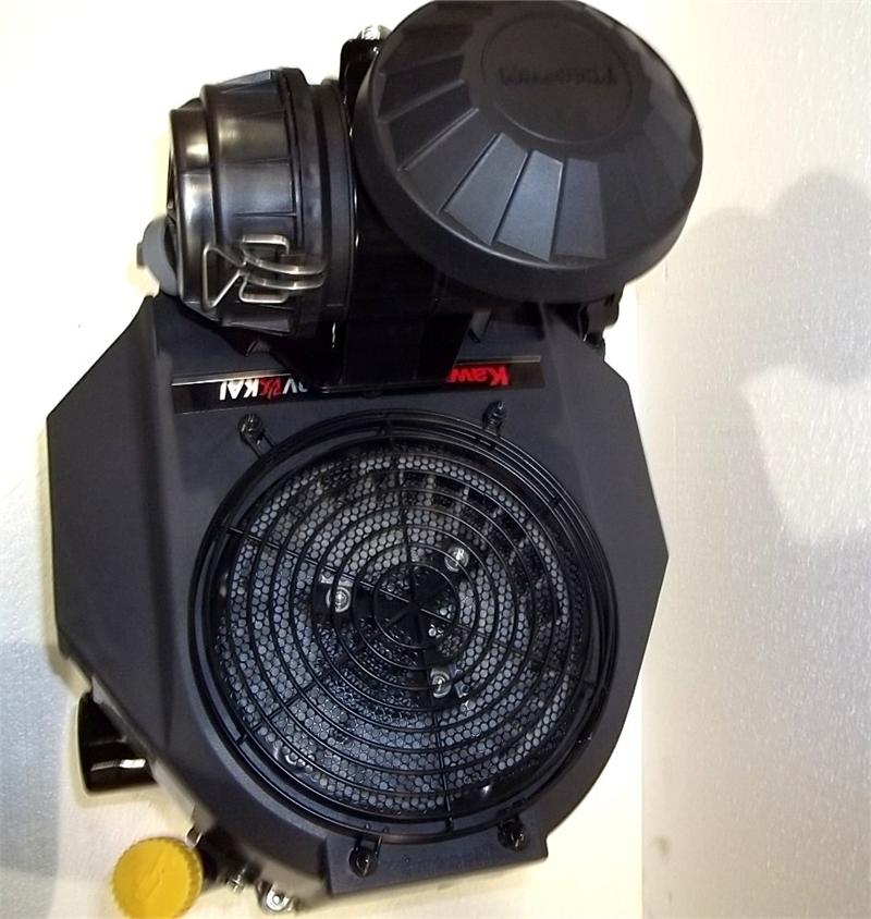 Kawasaki Vertical 19 HP V-Twin KAI OHV Engine ES 13amp 1" x 3-5/32" #FH580V-GS29