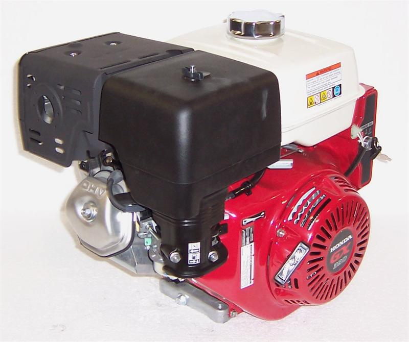 Honda Horizontal Engine 11.7 Net HP 389cc OHV 12V ES 10 Amp 3-31/64 x 1 #GX390-QNE2