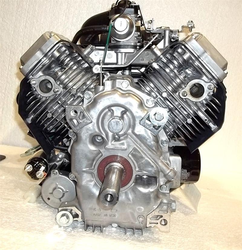 Kawasaki Vertical 19 HP 603cc V-Twin Engine ES 15amp 1-1/8" x 3.94" #FX600V-ES05