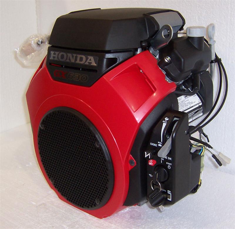 Honda Horizontal Engine 20.8 Net HP 688cc OHV 12V ES 20 Amp 1" x 3" #GX630-QZB3