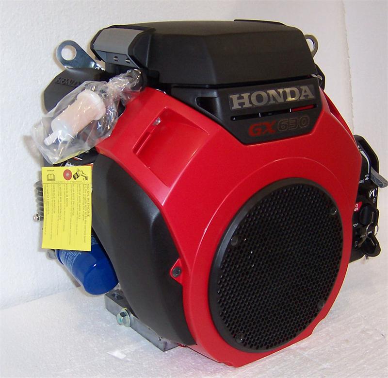 Honda Horizontal Engine 20.8 Net HP 688cc OHV 12V ES 20 Amp 1" x 3" #GX630-QZB3
