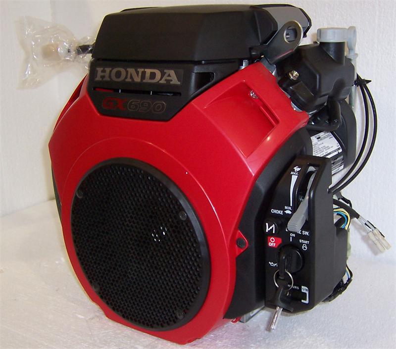 Honda Horizontal Engine 22.1 Net HP 688cc OHV 12V ES 20 Amp 1-1/8" x 3-1/2" #GX690-TXA2