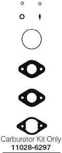 Kawasaki FS/FX 481V, FR/FS/FX 541V, 600V Carb Kit #11028-6297