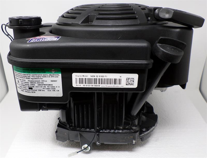 Briggs & Stratton 223cc Vertical Engine 10TP 25mm x 3-5/32" HF #14D932-0103