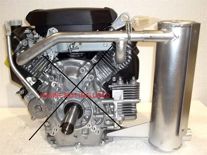 Honda Horizontal Side Mount Muffler #VHSM6-Side