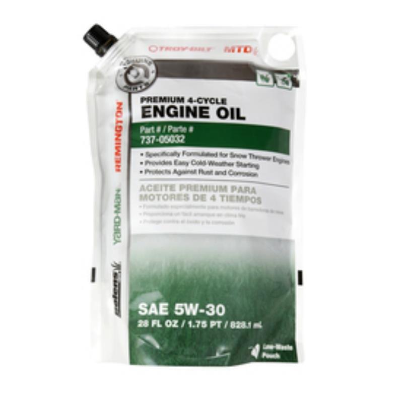 MTD Snowthrower 5W-30 Oil 28oz #490-000-M020