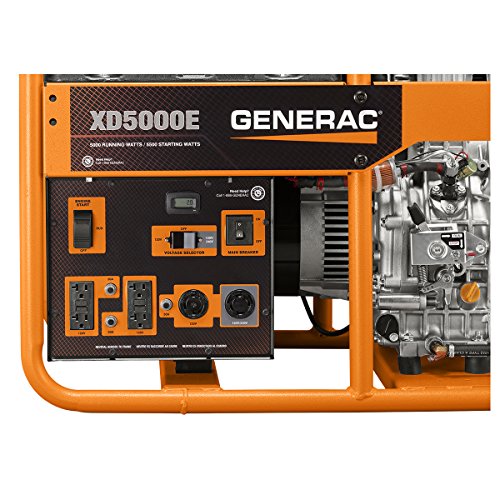 Generac XD5000E 5000 Watt ES Diesel Portable Generator Yanmar Engine #6864