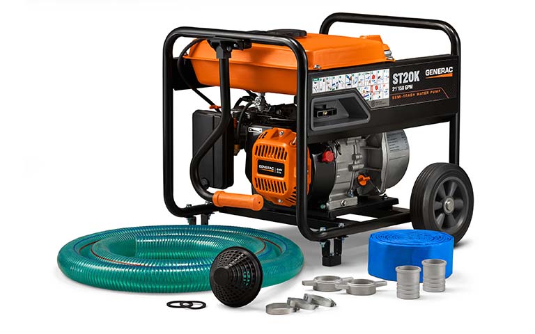 Generac 2" Semi-Trash Water Pump Kit 208cc OHV #6822