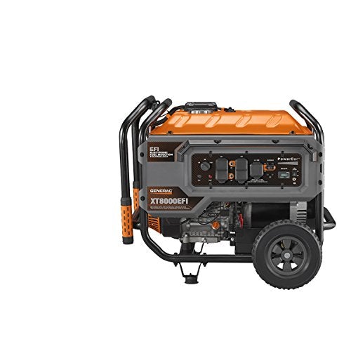 Generac 7162 8000 Watt Electronic Fuel Injection Portable Generator (Factory Reconditioned)