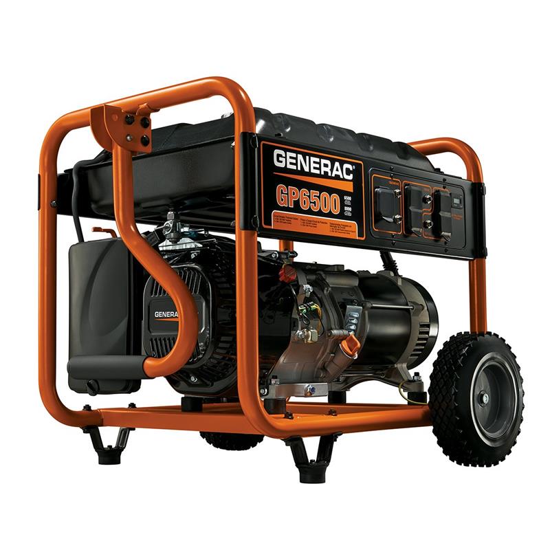 Generac 7682 GP6500E 6500 Watt 389cc Portable Electric Start Generator
