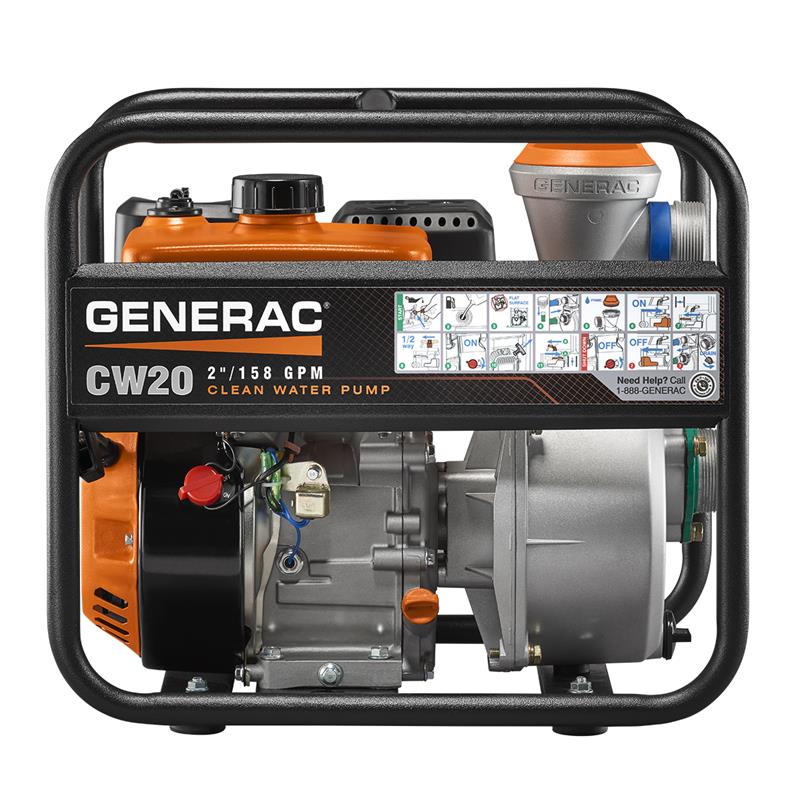 Generac CW20 2" Water Pump 208cc OHV #6918