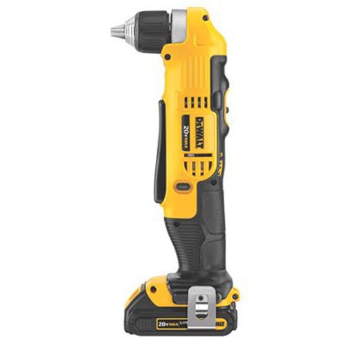 DEWALT 20V MAX* Lithium Ion 3/8" Right Angle Drill/Driver Kit (1.5 Ah) DCD740C1