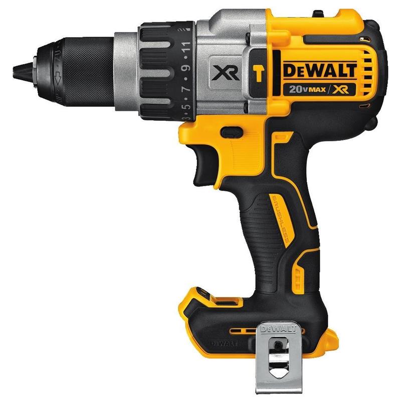 DEWALT 20V MAX* XR Lithium Ion Brushless 3-Speed Hammer Drill Tool Only #DCD996B