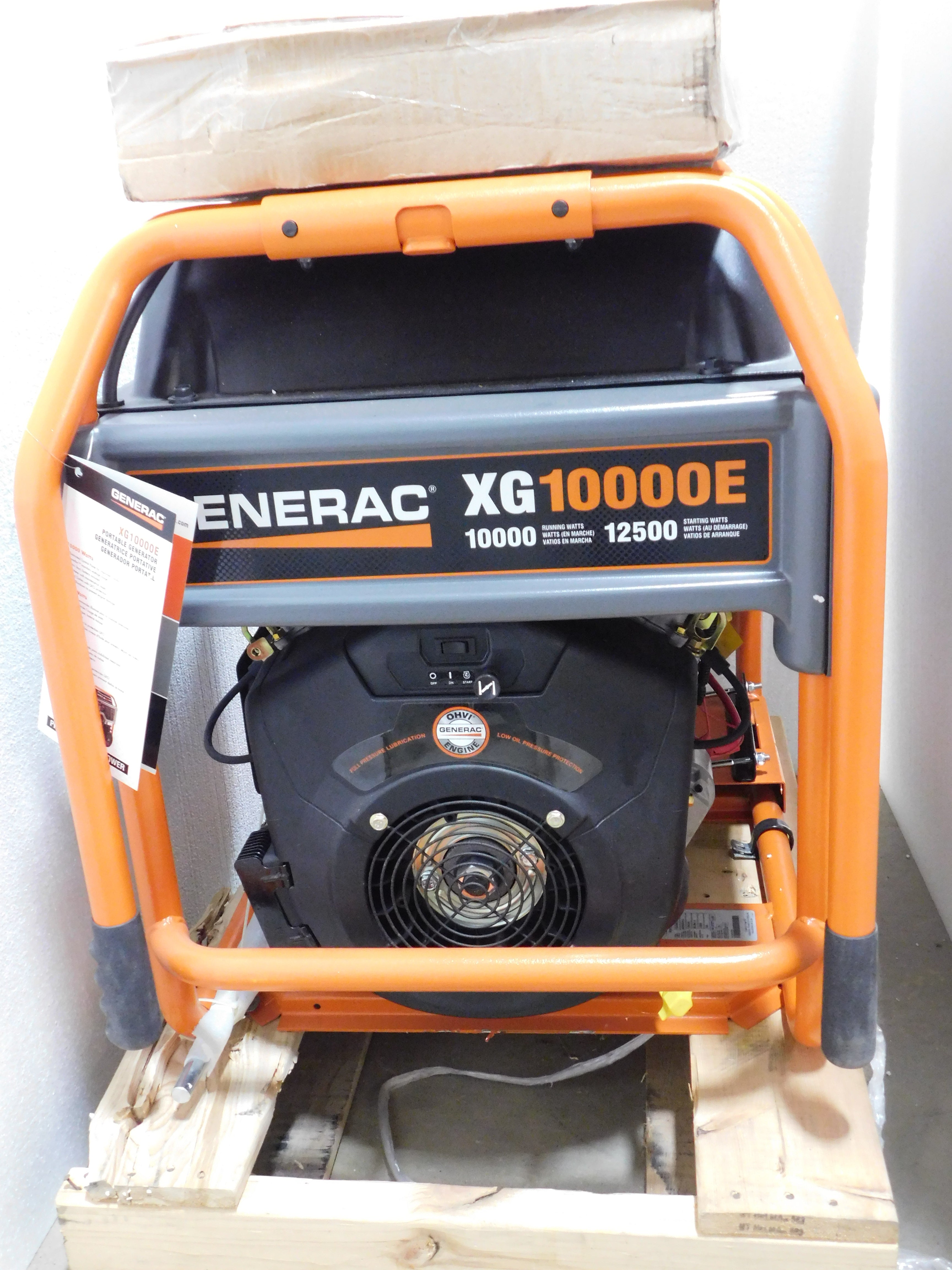 Generac Portable Generator XG Series 10,000 Watts V-Twin Engine XG10000E #5802 (Scratch n Dent)