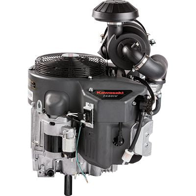 Kawasaki Vertical 23.5 HP 726cc V-Twin Engine ES 15amp 1" x 3-5/32" #FX730V-ES12