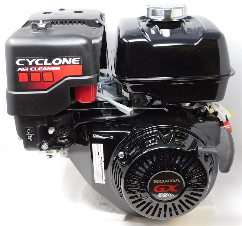 Honda Horizontal Engine 11.7 Net HP 389cc OHV Cyclonic 1" x 3-31/64" #GX390-QCDW