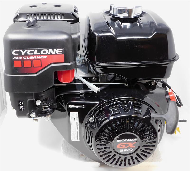 Honda Horizontal Engine 11.7 Net HP 389cc OHV Cyclonic ES 1" x 3-31/64" 3 Amp #GX390-QCE2