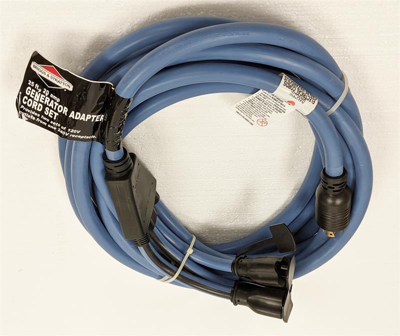 Briggs and Stratton 1659 Generator 20 amp powercord