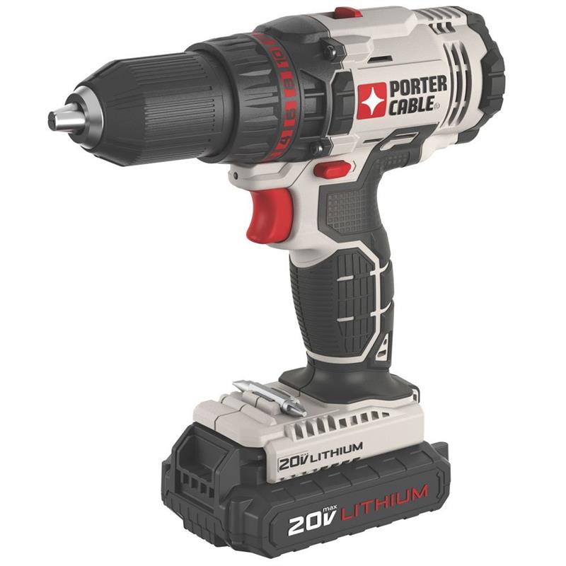 Porter Cable 20-Volt Max Li-Ion Compact Drill/Driver Kit #PCC601LB