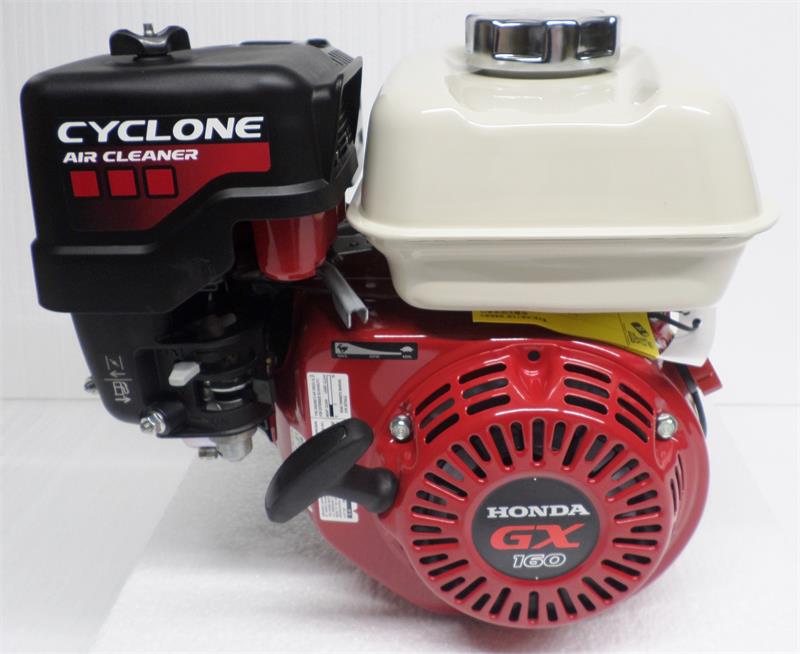 Honda Horizontal Engine 4.8 Net HP 163cc OHV Cyclonic Air 3/4" x 2-7/16" #GX160-QC9
