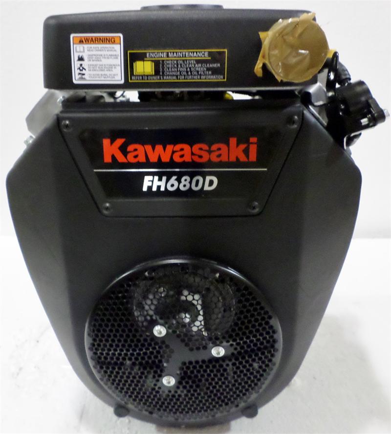 Kawasaki Horizontal 23 HP V-Twin Engine 1-1/8