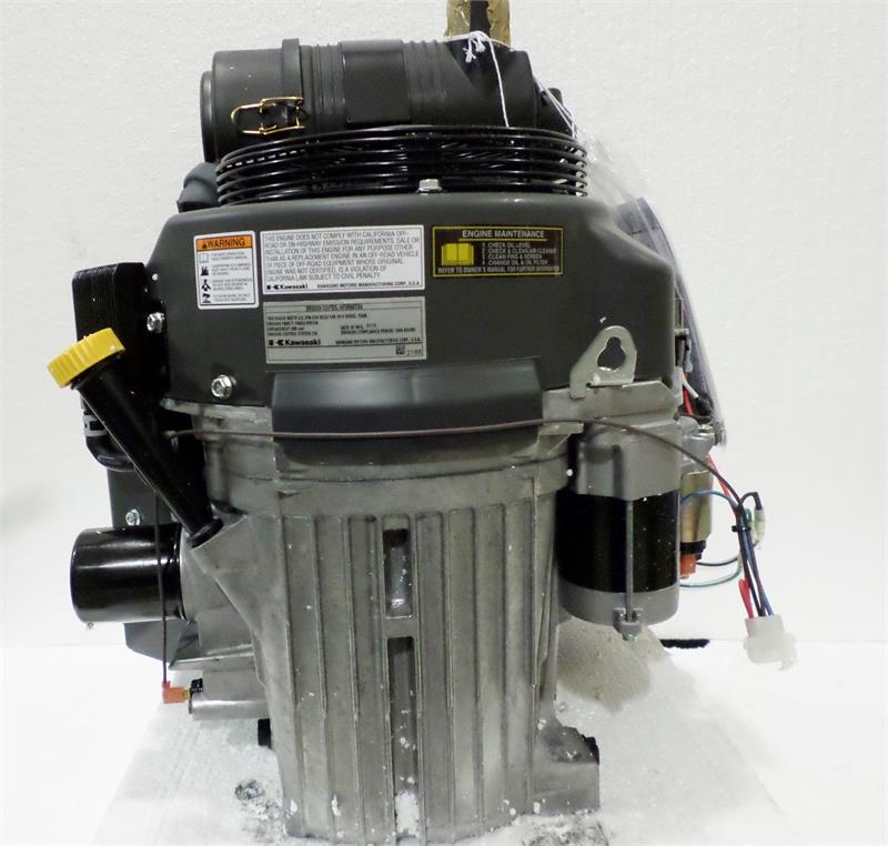 Kawasaki Vertical 35hp 999cc V-Twin OHV Engine ES 30amp 1-1/8" x 4-5/16" #FXT00V-HS08